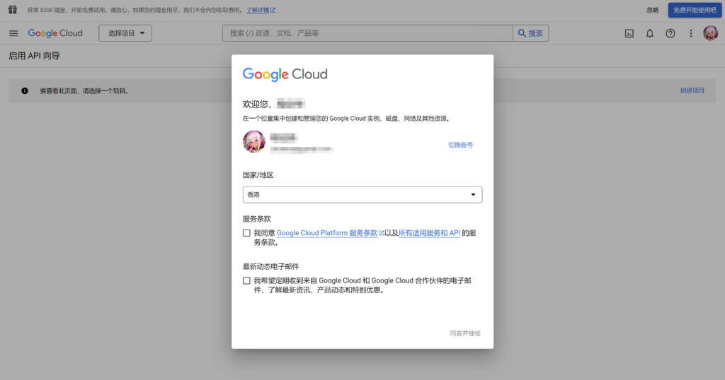在你的 Google 帐户中创建一个 Web 应用程序
